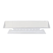 Smead 64615 Vinyl Tab, 3 1/2" Wide, Clear, 25/Pack - Default Title
