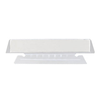 Smead 64615 Vinyl Tab, 3 1/2" Wide, Clear, 25/Pack - Default Title