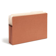 Smead 73088 Redrope Stock File Pocket, Letter, Brown, 25/Box - photo 3