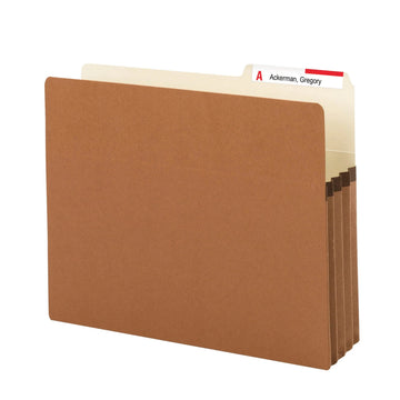 Smead 73088 Redrope Stock File Pocket, Letter, Brown, 25/Box - Default Title