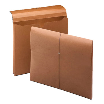 Smead 77243 Redrope Stock Expansion Wallet, Letter, Brown - Default Title