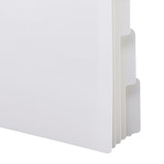 Smead 89415 Post Consumer Divider, 8 1/2" x 11", White, 20/Box - photo 3