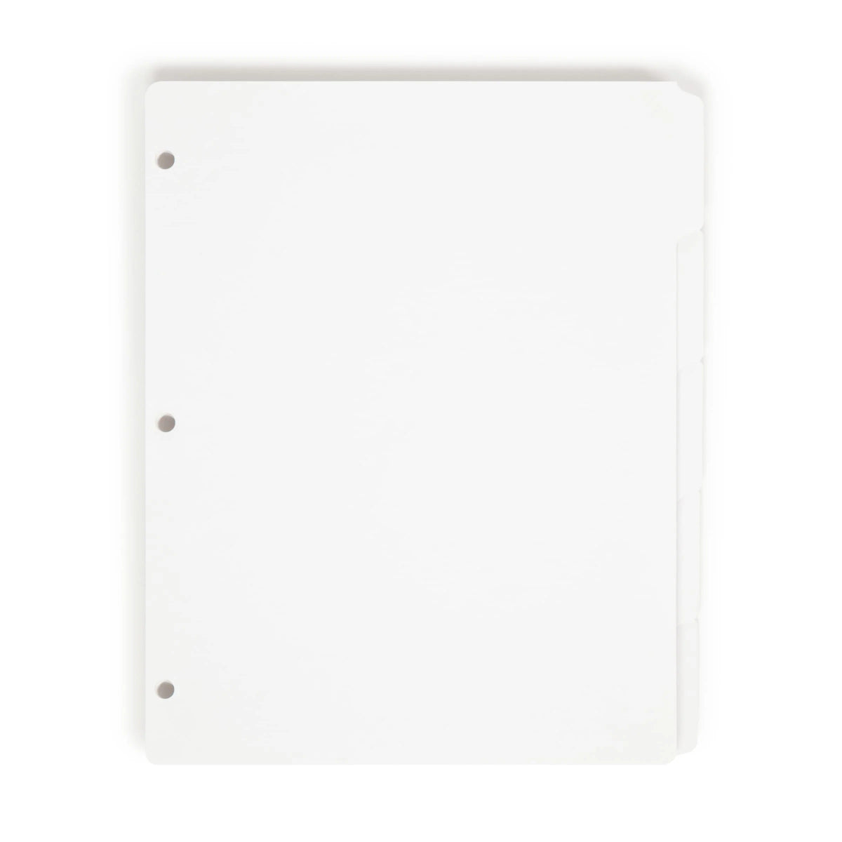 Smead 89415 Post Consumer Divider, 8 1/2" x 11", White, 20/Box - photo 4