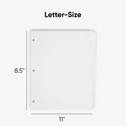 Smead 89415 Post Consumer Divider, 8 1/2" x 11", White, 20/Box - photo 7