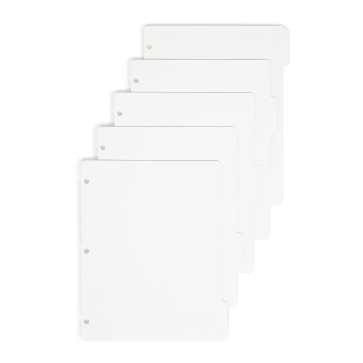 Smead 89415 Post Consumer Divider, 8 1/2" x 11", White, 20/Box - Default Title