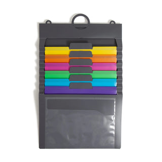 Smead 92060 Plastic Wall Organizer, 150 Sheets, Assorted - Default Title