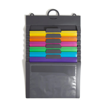 Smead 92060 Plastic Wall Organizer, 150 Sheets, Assorted - Default Title