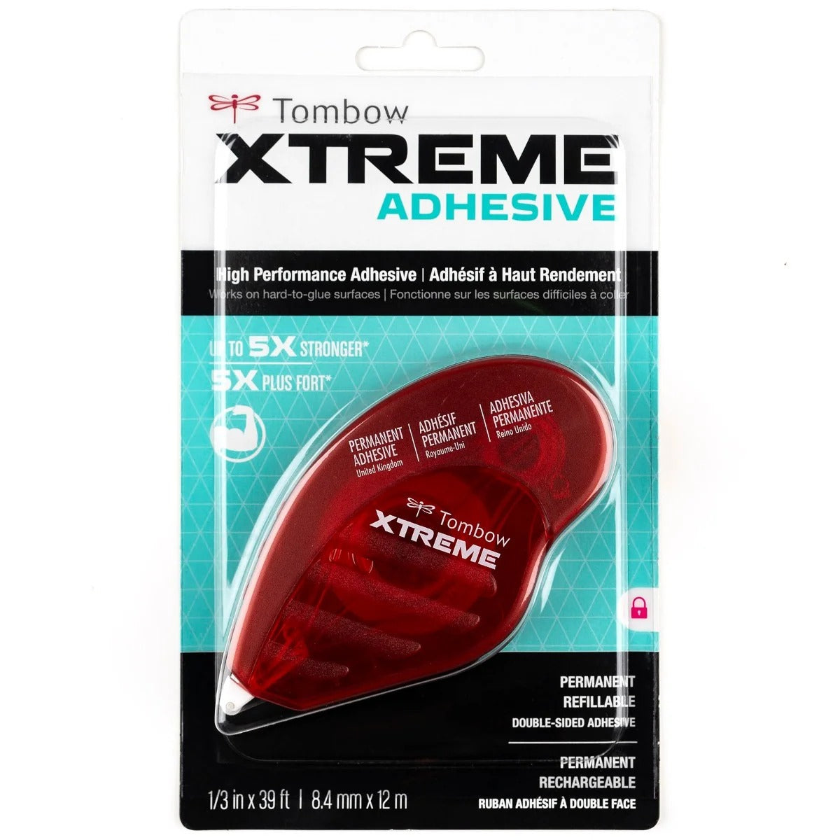 Tombow 62127 Tape Runner, 472" Long, Red - Default Title