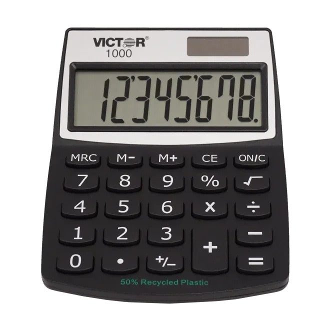 Victor VCT1000 Calculator, 3 1/4" x 4 1/4", Black - photo 2