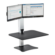 Victor DC450 Sit-Stand Workstation, 28" Wide, Black - photo 5