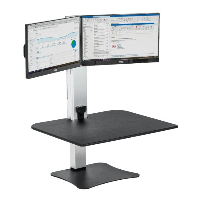 Victor DC450 Sit-Stand Workstation, 28" Wide, Black - photo 5