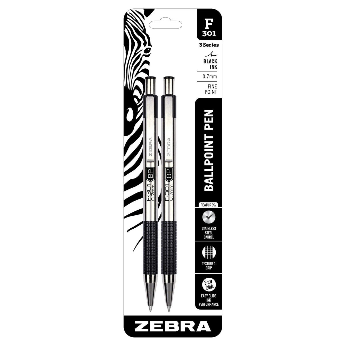 Zebra 27112 Black Ink, 2/Pack - Default Title