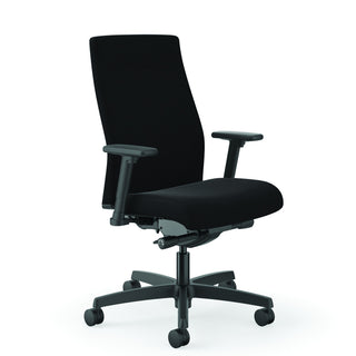 HON HIWMUKD.Y2.A.H Chair, 28 3/4" Wide, Black - Black