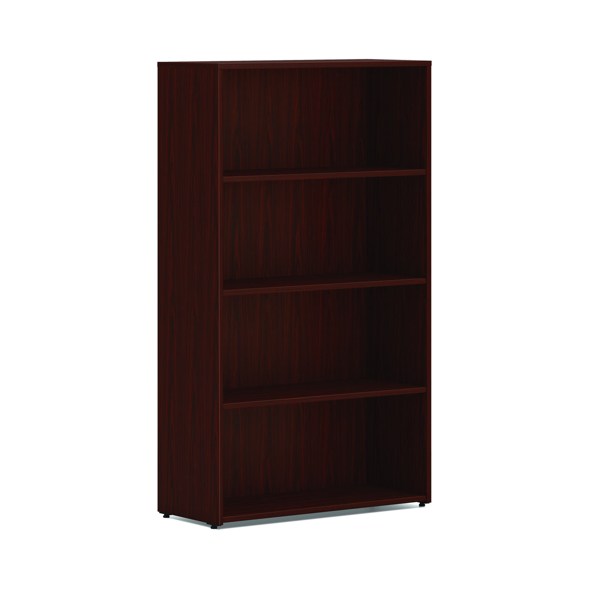 HON HLPLBC3013B4 Woodgrain Laminate Bookcase, 30" Wide - Mahogany