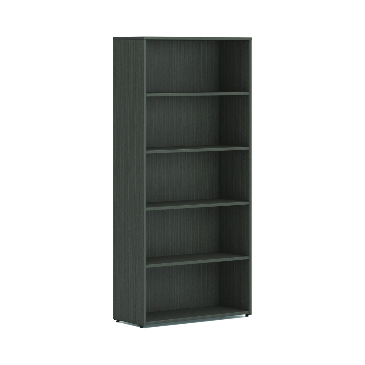 HON HLPLBC3013B5 Woodgrain Laminate Bookcase, 30" Wide - Slate Teak