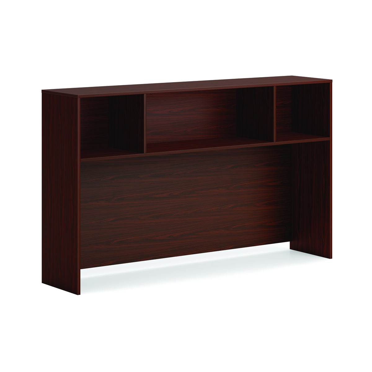 HON HLPLDH66 Laminate Hutch, 14" x 66" - Mahogany