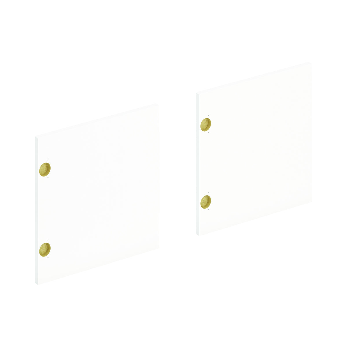 HON HLPLDR60LM.LPW1 Laminate Door, 14 7/8" Wide, White, 2/Set - Default Title