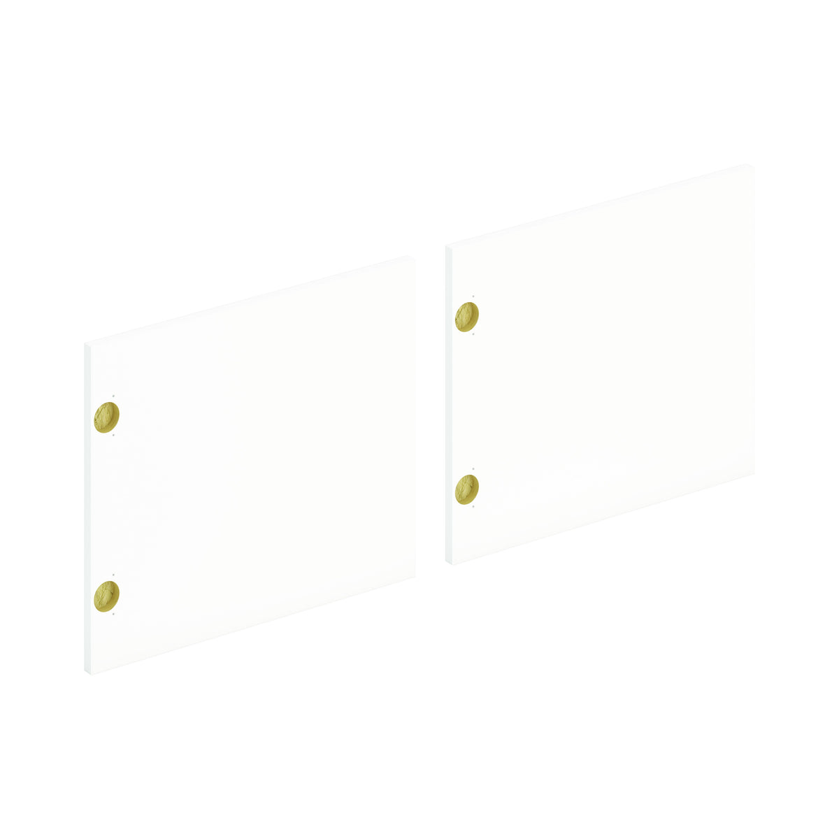 HON HLPLDR72LM.LPW1 Laminate Door, 17 7/8" Wide, White, 2/Set - Default Title
