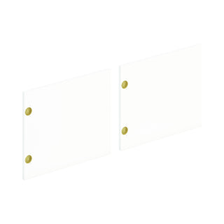 HON HLPLDR72LM.LPW1 Laminate Door, 17 7/8" Wide, White, 2/Set - Default Title