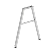 HON HLPLLEG24A Metal Mod Black A-Leg, 23 9/16" Wide - Silver