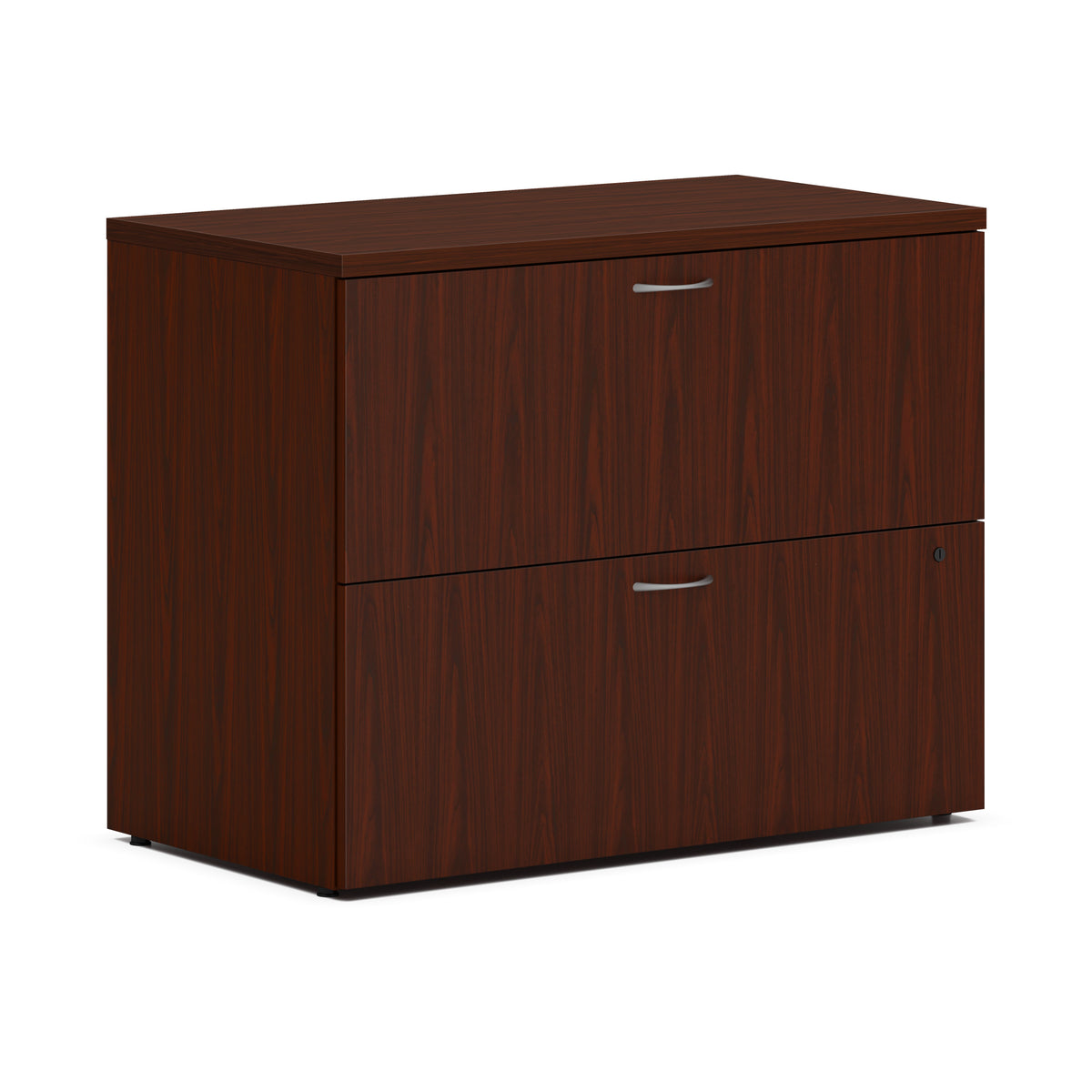 HON HLPLLF3620L2 Laminate Cabinet, 36" Wide - Mahogany