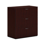 HON HLPLLF3620L3 Laminate Cabinet, 36" Wide - Mahogany