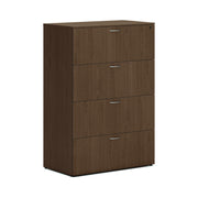 HON HLPLLF3620L4 Laminate Cabinet, 36" Wide - Walnut