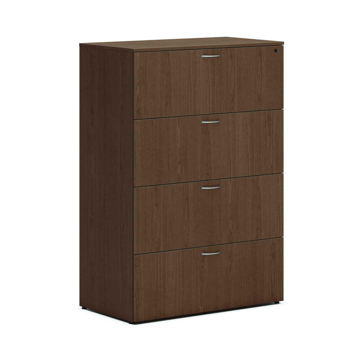 HON HLPLLF3620L4 Laminate Cabinet, 36" Wide - Walnut