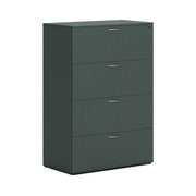 HON HLPLLF3620L4 Laminate Cabinet, 36" Wide - Teak