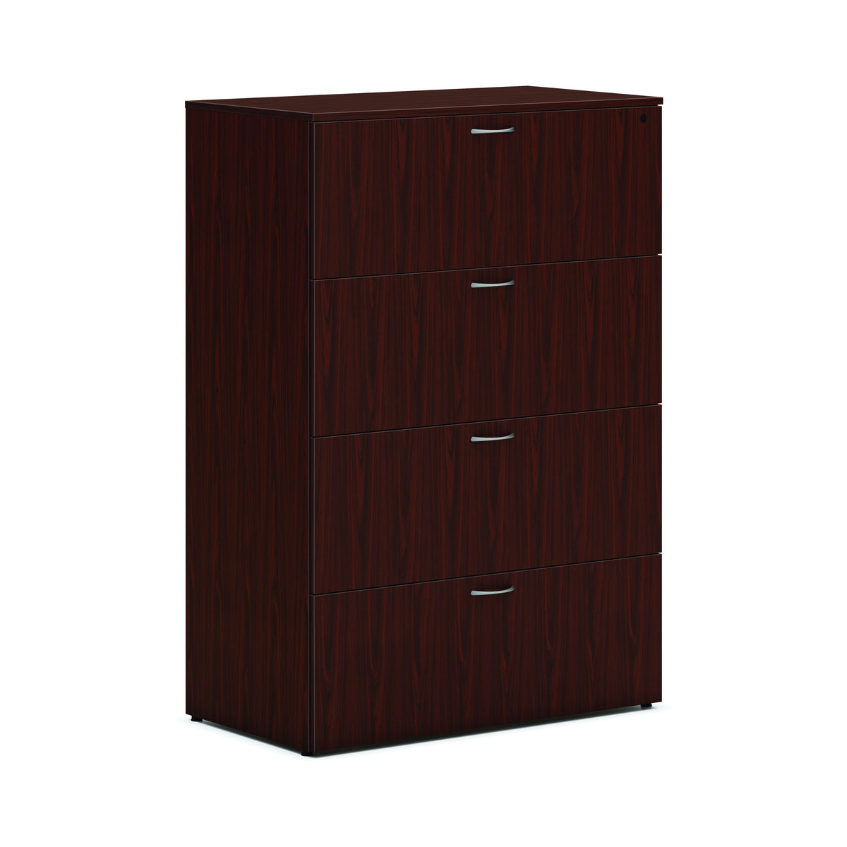 HON HLPLLF3620L4 Laminate Cabinet, 36" Wide - Mahogany