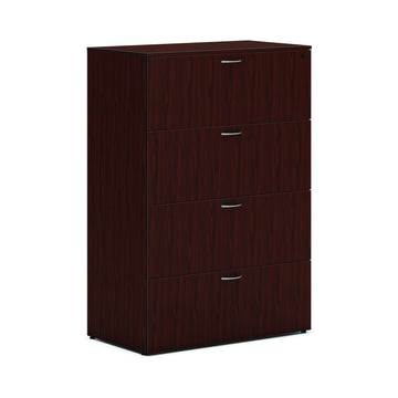 HON HLPLLF3620L4 Laminate Cabinet, 36" Wide - Mahogany