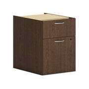 HON HLPLPHBF Laminate Hanging Pedestal, 15" Wide - Walnut