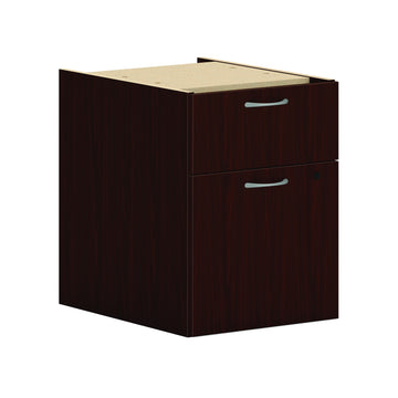 HON HLPLPHBF Laminate Hanging Pedestal, 15" Wide - Mahogany