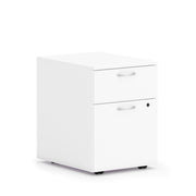 HON HLPLPMBF.LPW1 Laminate Mobile Pedestal, 15" Wide, White - Default Title