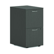 HON HLPLPMFF Laminate Mobile Pedestal, 15" Wide - Teak