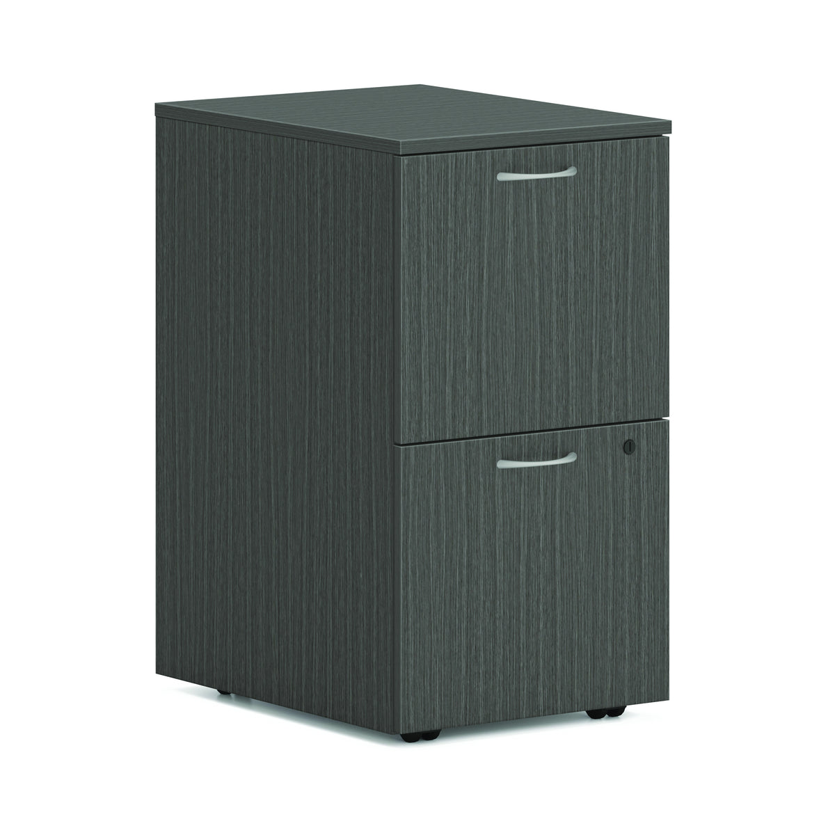 HON HLPLPMFF Laminate Mobile Pedestal, 15" Wide - Teak