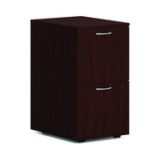 HON HLPLPMFF Laminate Mobile Pedestal, 15" Wide - Mahogany