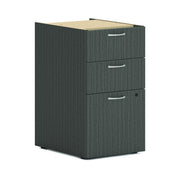 HON HLPLPSBBF Laminate Support Pedestal, 15" Wide - Teak