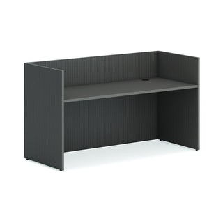 HON HLPLRCPNDS7230 Laminate Desk Shell, 72" Wide - Teak
