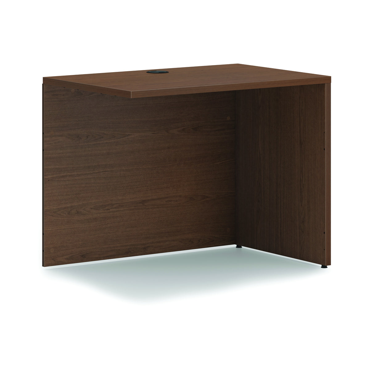 HON HLPLRS3624 Laminate Return Shell, 36" Wide - Walnut