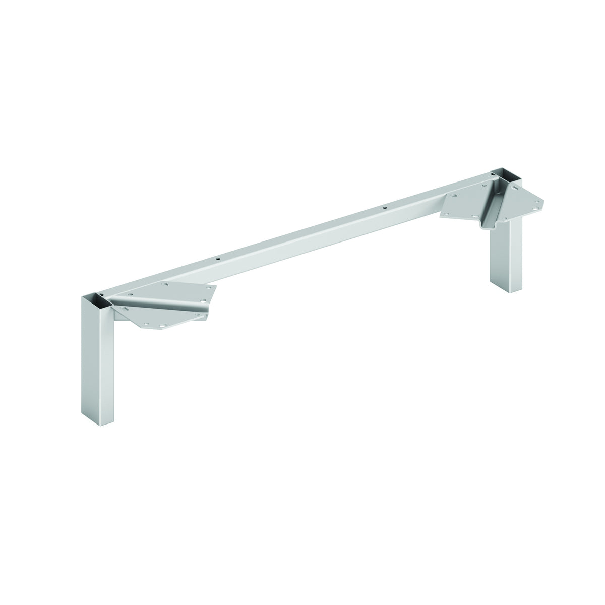 HON HLPLSL30 Metal Leg, 2" Wide, 2/Pack - Silver