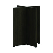 HON HLPLTBL36BASE Laminate X-Base, 23 13/16" Wide - Oak