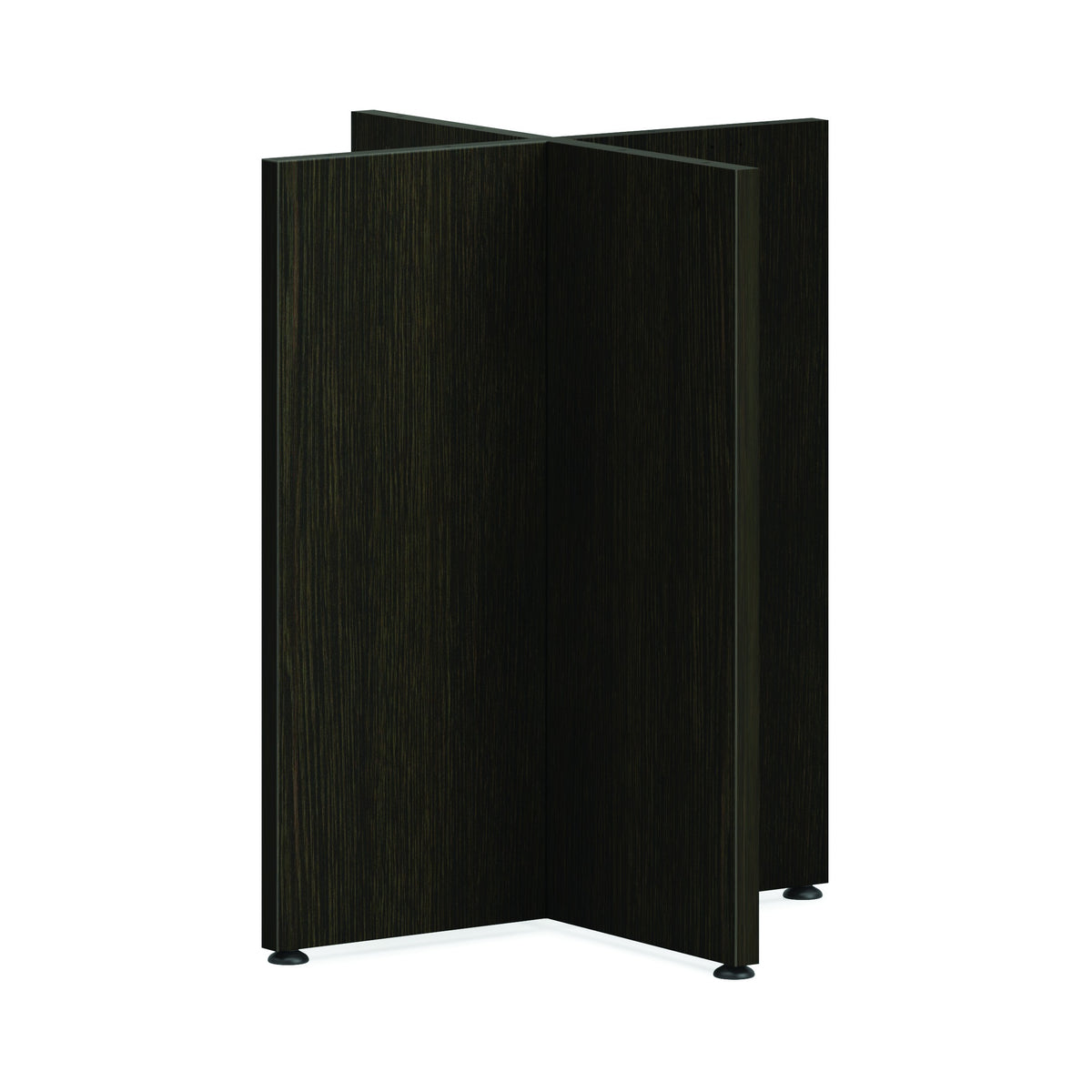 HON HLPLTBL36BASE Laminate X-Base, 23 13/16" Wide - Oak