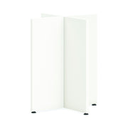HON HLPLTBL36BASE.LPW1 Laminate X-Base, 23 13/16" Wide, White - Default Title