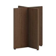 HON HLPLTBL36BASE Laminate X-Base, 23 13/16" Wide - Walnut