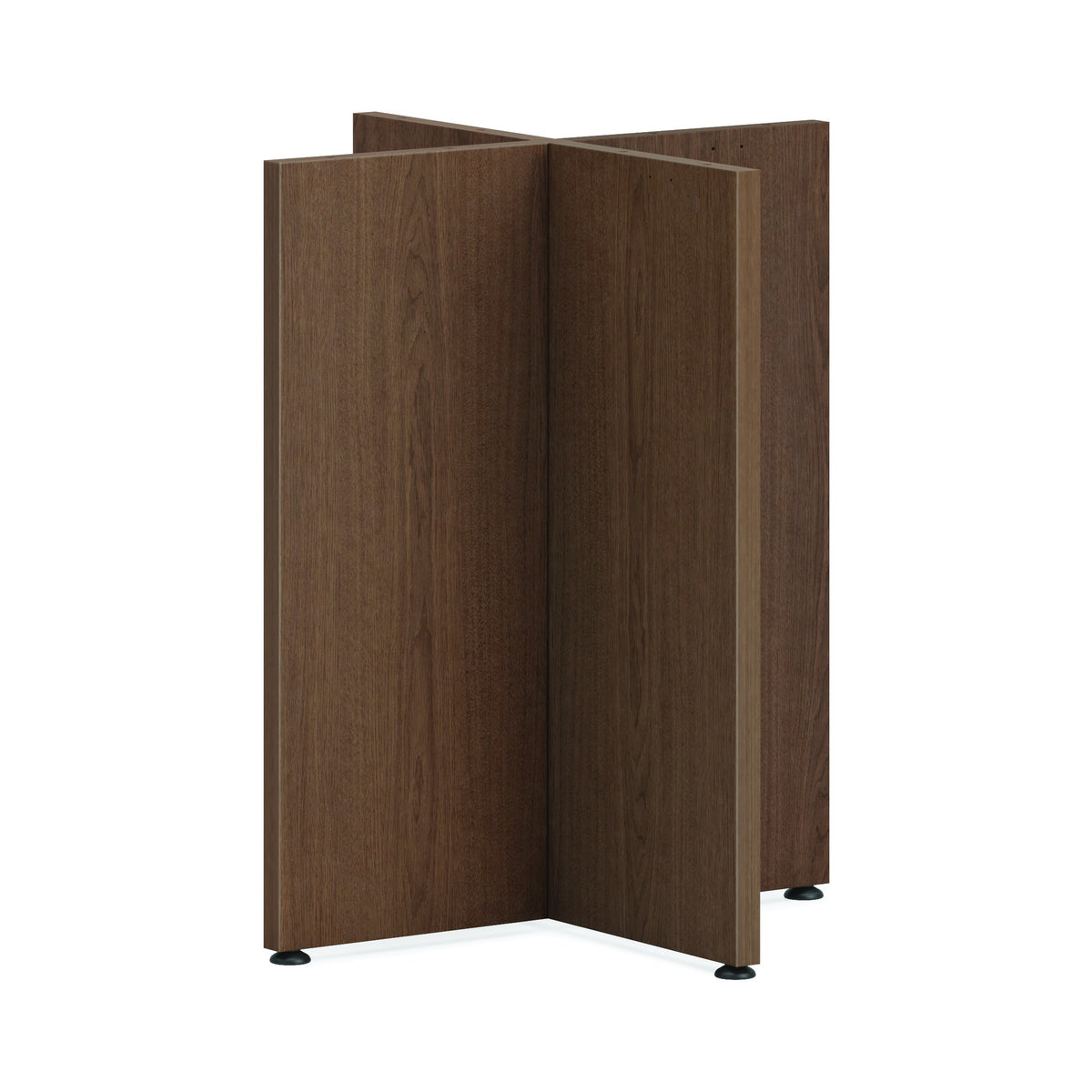 HON HLPLTBL36BASE Laminate X-Base, 23 13/16" Wide - Walnut
