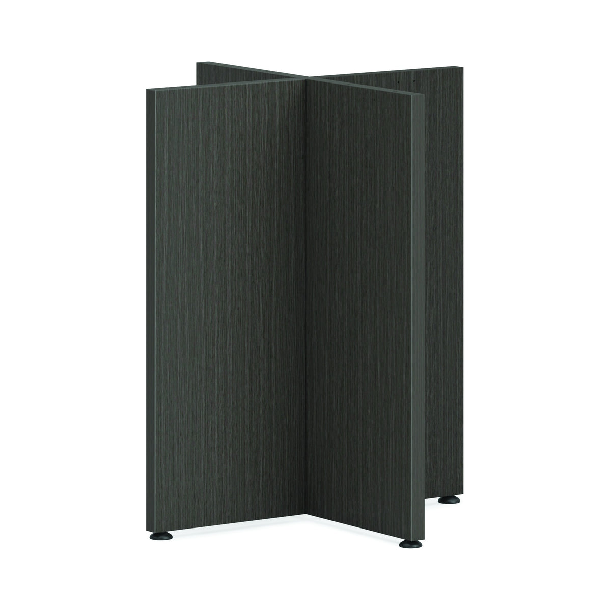 HON HLPLTBL36BASE Laminate X-Base, 23 13/16" Wide - Teak