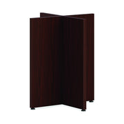 HON HLPLTBL36BASE Laminate X-Base, 23 13/16" Wide - Mahogany