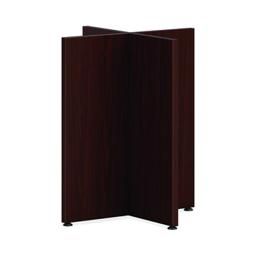 HON HLPLTBL36BASE Laminate X-Base, 23 13/16" Wide - Mahogany