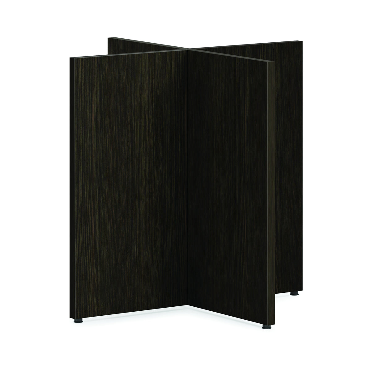 HON HLPLTBL48BASE Laminate X-Base, 30" Wide - Oak